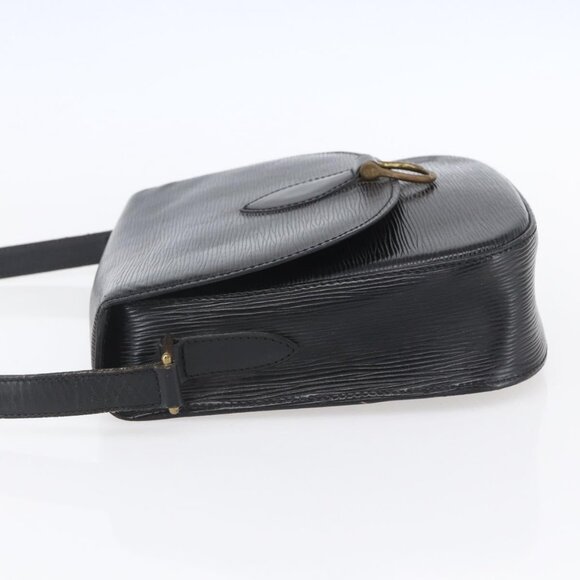 LOUIS VUITTON Epi Saint Cloud GM Shoulder Bag Black Noir M52192 LV Auth BA8328 - Picture 4 of 16